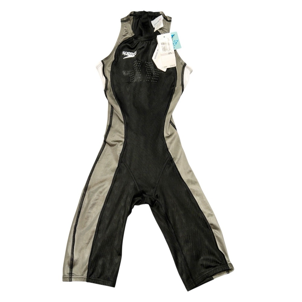 NWT Speedo Fastskin‎ FSII Competition Tech Suit Zip Back Sz 27L